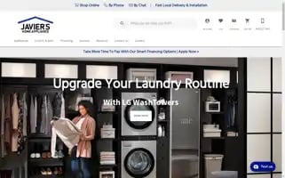 Javiershomeappliance.com Screenshot 2024-05-16 03:11:01