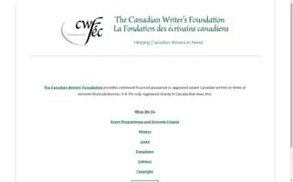 Canadianwritersfoundation.org Screenshot 2024-06-29 02:40:11