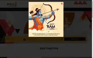 Balajitourpackage.in Screenshot 2024-04-17 14:49:24