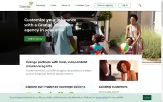 Grangeinsurance.com Screenshot 2024-07-09 19:03:35