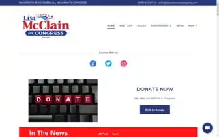 Lisamcclainforcongress.com Screenshot 2024-07-07 04:46:40