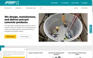 Jensenprecast.com Screenshot 2024-05-12 12:49:25