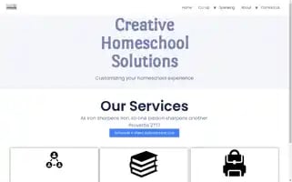 Creativehomeschoolingsolutions.com Screenshot 2024-05-20 09:16:06