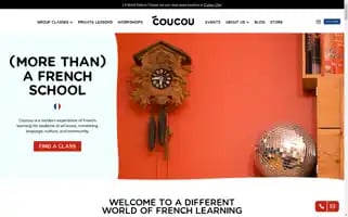 Coucoufrenchclasses.com Screenshot 2024-05-09 06:33:23