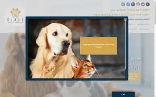Dixieanimalhospitalky.com Screenshot 2024-05-15 20:13:08