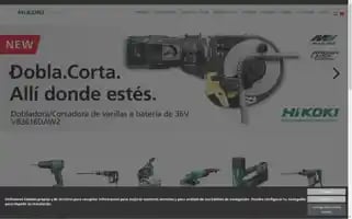 Hikoki-powertools.es Screenshot 2024-07-06 11:17:44