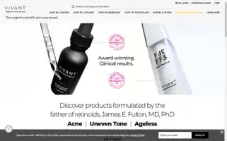 Vivantskincare.com Screenshot 2024-05-04 07:41:47