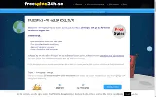 Freespins24h.se Screenshot 2024-07-07 18:55:41