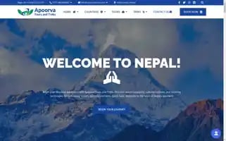 Apoorvatoursandtreks.com Screenshot 2024-04-17 04:58:37