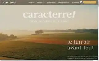 Caracterre-communication.fr Screenshot 2024-06-14 22:32:35