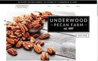 Underwoodpecanfarm.com Screenshot 2024-06-19 07:21:14