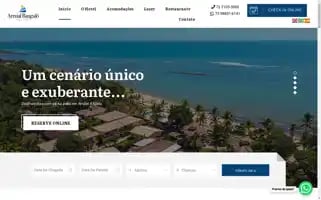 Arraialbangalopraiahotel.com.br Screenshot 2024-04-17 17:55:54