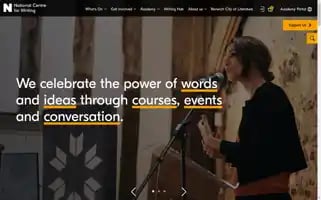 Nationalcentreforwriting.org.uk Screenshot 2024-06-29 14:40:22