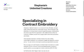 Stephaniesunlimitedcreations.com Screenshot 2024-05-14 02:15:14