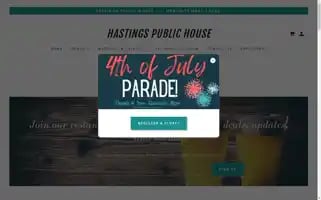 Hastingspublichouse.com Screenshot 2024-06-13 09:23:21