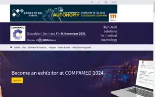 Compamed-tradefair.com Screenshot 2024-07-01 06:53:17