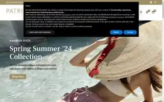 Patriziafabrihats.it Screenshot 2024-05-28 01:49:05