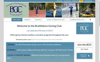 Brattleborooutingclub.org Screenshot 2024-06-13 13:23:46