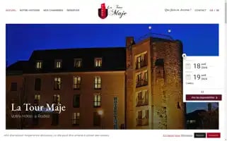 Hotellatourmaje.fr Screenshot 2024-04-18 16:47:16