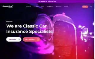 Classiclineinsurance.co.uk Screenshot 2024-06-28 10:21:17