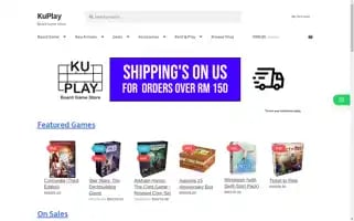 Kuplayboardgamestore.com Screenshot 2024-05-23 05:40:37