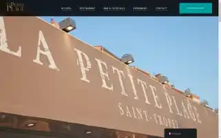 Restaurant-lapetiteplage-sainttropez.com Screenshot 2024-05-17 06:35:23