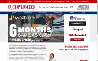 Majorappliancenc.com Screenshot 2024-05-16 06:40:12