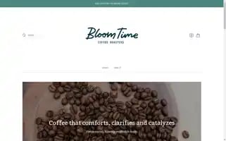 Bloomtimecoffee.com Screenshot 2024-04-18 10:35:20