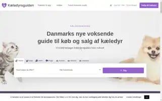 Kaeledyrsguiden.dk Screenshot 2024-06-17 17:50:41