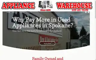 Appliancewarehousewa.com Screenshot 2024-05-08 13:44:48