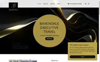 Baxendaleexecutivetravel.com Screenshot 2024-04-26 11:30:19