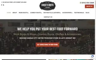Chucksbootsandleathers.com Screenshot 2024-05-15 17:27:38