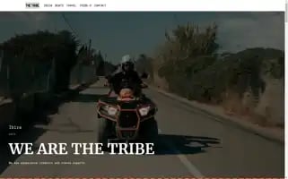 Thetribetravelcompany.com Screenshot 2024-04-22 13:48:32