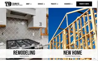 Tdaviscontractors.com Screenshot 2024-07-07 00:05:34