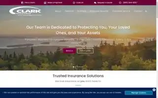 Clarkinsurance.com Screenshot 2024-07-01 07:53:35