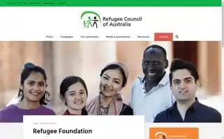Refugeefoundation.org.au Screenshot 2024-07-09 16:28:57