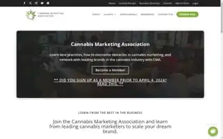 Thecannabismarketingassociation.com Screenshot 2024-05-14 07:46:59