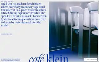 Cafe-klein.nl Screenshot 2024-06-30 16:41:25