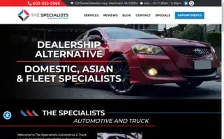 Thespecialistsauto.com Screenshot 2024-05-16 21:17:01