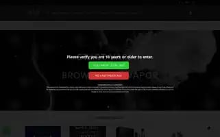 Brownbrosvapor.com Screenshot 2024-05-19 01:26:40