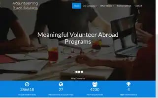 Volunteeringtravelsolutions.com Screenshot 2024-04-17 06:46:53