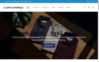 Aljamesenterprise.com Screenshot 2024-05-26 01:15:33