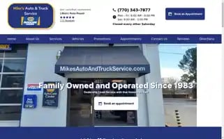 Mikesautoandtruckservice.com Screenshot 2024-05-16 07:52:51