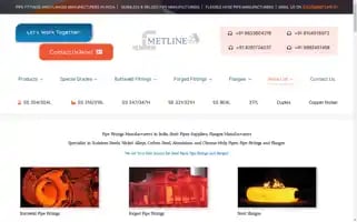 Metline-pipefittings.in Screenshot 2024-06-29 03:11:04