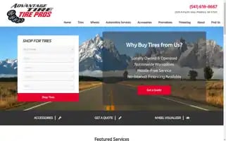 Advantagetireor.com Screenshot 2024-05-08 10:26:07