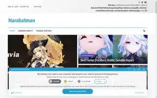 Gamingwithnarabatman.com Screenshot 2024-05-25 16:02:02