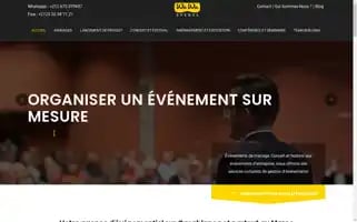 Agenceevenementielle.ma Screenshot 2024-06-18 19:42:06