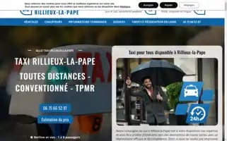 Taxirillieuxlapape.fr Screenshot 2024-05-18 13:25:20