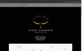 Texaslonghornbbqpits.com Screenshot 2024-05-14 06:45:15