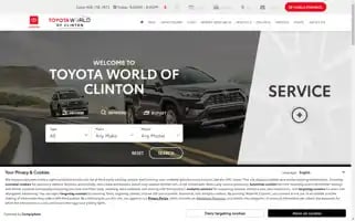 Toyotaworldclinton.com Screenshot 2024-05-14 14:32:07